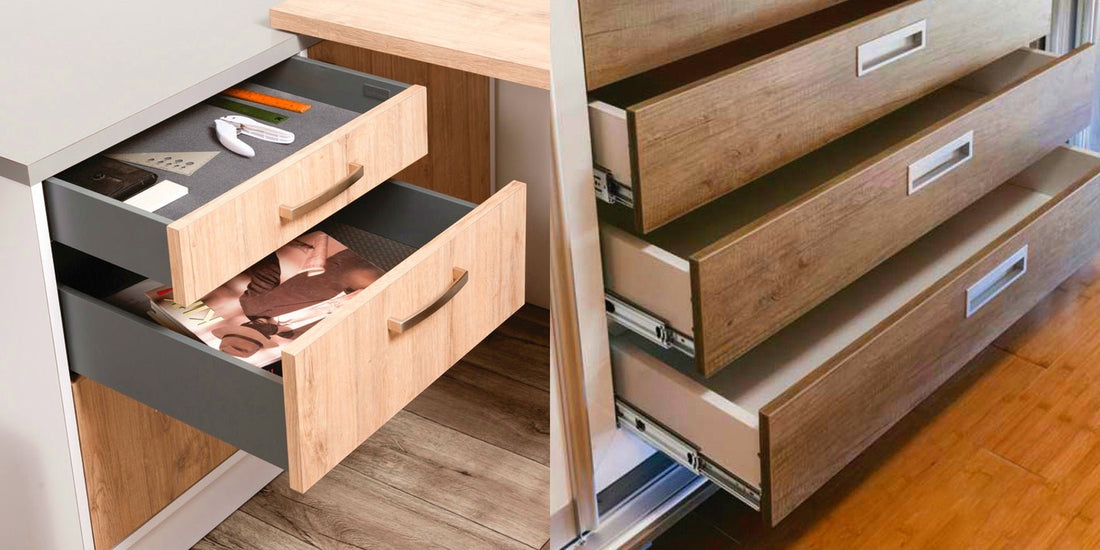 What are the different types of drawer runners ?
