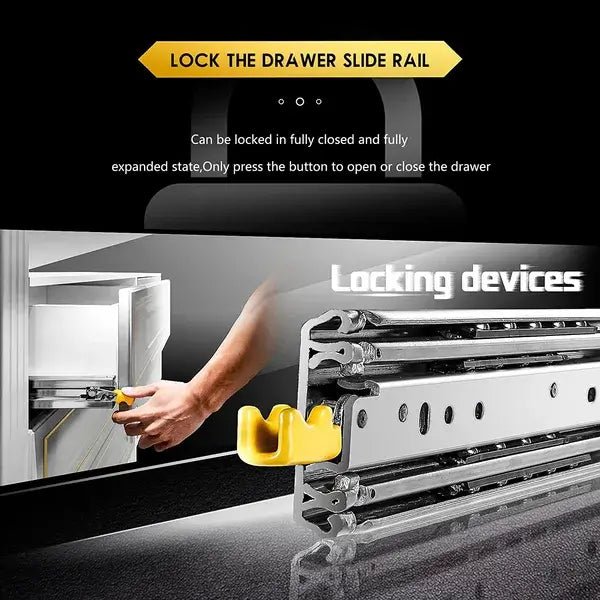 Heavy Duty Drawer Runners With Lock