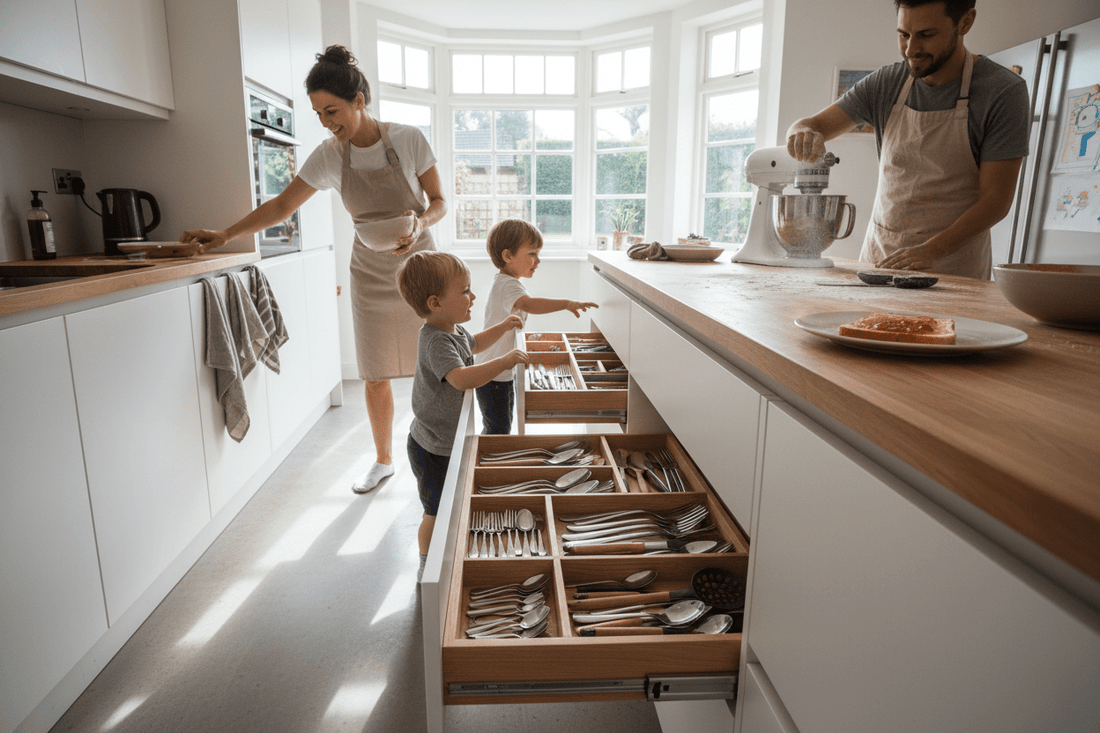 Why Hidden Kitchen Storage Is Trending in the UK in 2026 — And Why Drawer Runners Matter