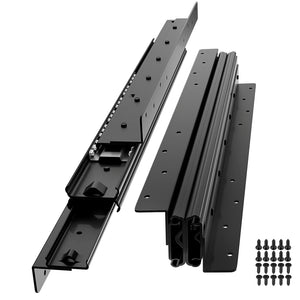 AOLISHENG 2 Pairs Load Capacity 120KG Hidden Drawer Slides For Heavy Runners A2047