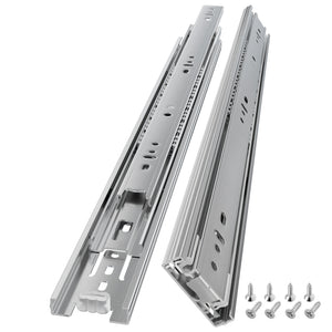 AOLISHENG 2 Pairs of 45mm Stainless Steel Ball Bearing Drawer Runners U1245