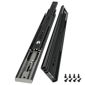 AOLISHENG 2 Pair  Push to Open  Full Extension Drawer Runners F1245