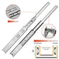 AOLISHENG Stainless Steel Ball Bearing Drawer Runners W1245, 1 Pair