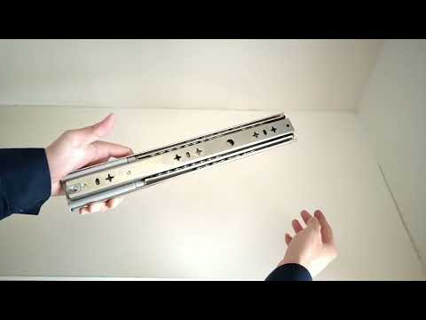 Soft colse/heavy duty drawer slide rails video