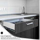AOLISHENG Coulisses de tiroir en acier inoxydable U1045, 1 paire