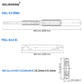 AOLISHENG Load Capacity 220 Kg Heavy Duty  Drawer Runners A2576, 1 Pair